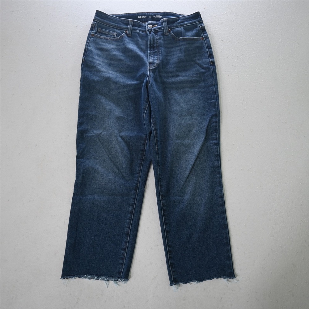 Old Navy Women's High Rise Jeans - Dark Blue